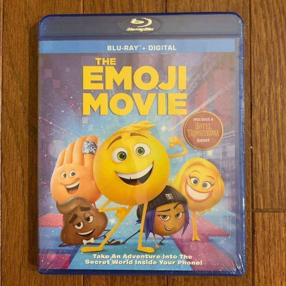 New The Emoji Movie Blu-Ray + Digital Animated Family Comedy - Picture 1 of 2